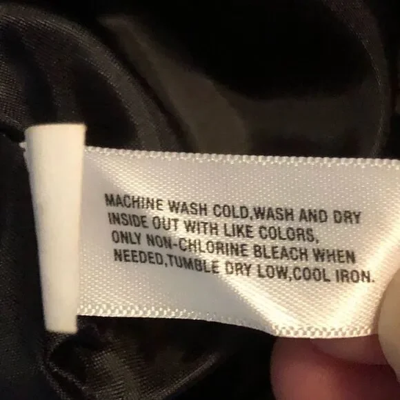 GAP skirt, NWT, size 14, black/gray print, lined - Picture 7 of 8